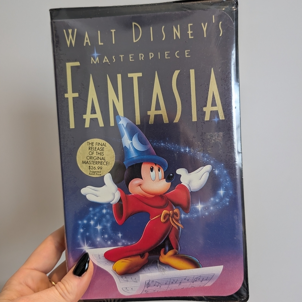 Disney Fantasia VHS Tape Sealed Never Opened
